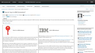 
                            4. IBM Connections wiki IBM Connections wiki