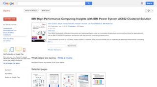 
                            8. IBM High-Performance Computing Insights with IBM Power ...