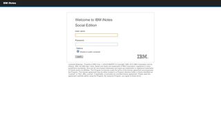 
                            1. IBM iNotes Login - webmail.lotuslive.com