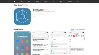
                            7. IBM MaaS360 on the App Store
