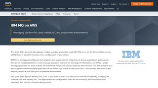 
                            8. IBM MQ on AWS - Quick Start - Amazon.com