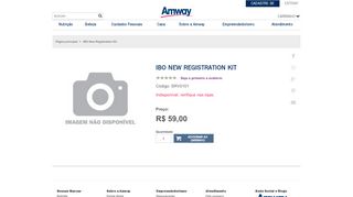 
                            5. IBO New Registration Kit | AMWAY DO BRASIL