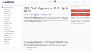 
                            7. IBPS Clerk Apply Online 2018: Online Application Form