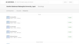 
                            9. Ibrahim Badamasi Babangida University, Lapai | Sociology ...