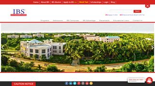 
                            1. IBS-ICFAI Business School is among Best B School in India