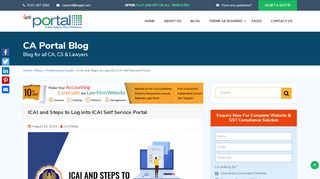 
                            6. ICAI and Steps to Log into ICAI Self Service Portal
