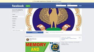 
                            8. ICAI STUDENTS Public Group | Facebook