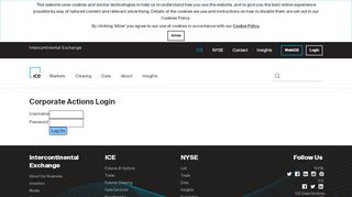 
                            2. ICE Corporate Data Login