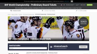 
                            4. Ice Hockey World Championship 2020 Tickets | Buy or Sell ...