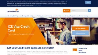 
                            2. ICE VISA Credit Card - Credit Cards | permanent tsb