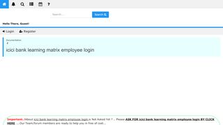 
                            8. icici bank learning matrix employee login