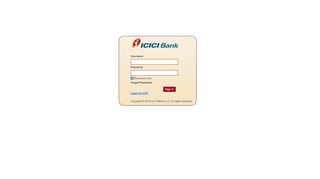 
                            3. 'ICICI Bank -Sign In