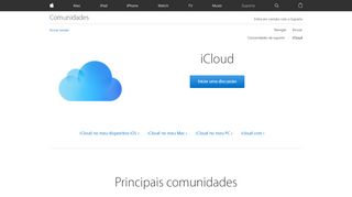 
                            7. iCloud - Comunidade da Apple