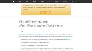 
                            1. iCloud: Dein Gerät mit „Mein iPhone suchen“ lokalisieren