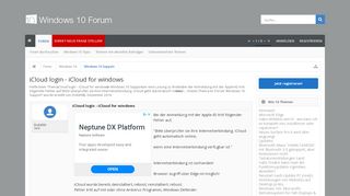 
                            11. iCloud login - iCloud for windows - windows-10-forum.com