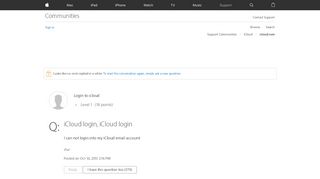 
                            7. iCloud login, iCloud login - Apple Community