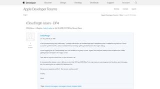 
                            7. iCloud login issues - DP4 |Apple Developer Forums