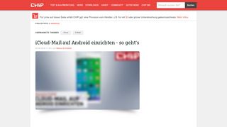 
                            3. iCloud-Mail auf Android einrichten - so geht's - CHIP