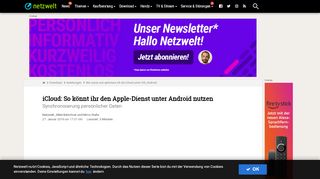 
                            6. iCloud: So könnt ihr den Apple-Dienst unter Android nutzen ...