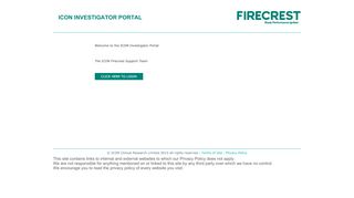 
                            1. ICON INVESTIGATOR PORTAL Welcome to the ICON Investigator ...