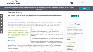 
                            4. ICON Launches Firecrest Patient Portal to Enhance Education around ...