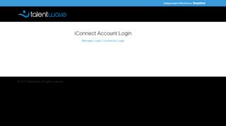 
                            5. iConnect Account Login: TalentWave