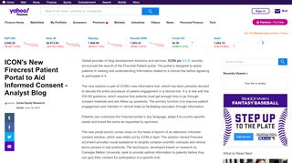 
                            9. ICON's New Firecrest Patient Portal to Aid Informed Consent - Analyst ...