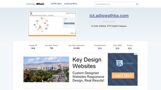 
                            5. Ict.adiswathba.com website. Welcome.