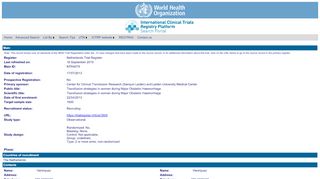 
                            6. ICTRP Search Portal - World Health Organization