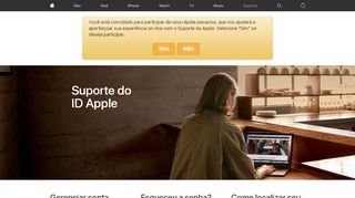 
                            8. ID Apple – Suporte Oficial da Apple