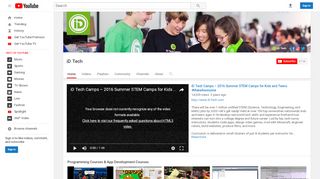 
                            9. iD Tech - YouTube