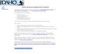 
                            4. Idaho Business Registration System - - 2.0.4