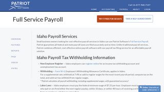 
                            9. Idaho Payroll Services | Payroll Taxes, Gov. Links - Patriot Software