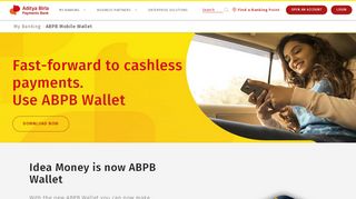 
                            2. Idea Money is now ABPB Wallet - adityabirla.bank