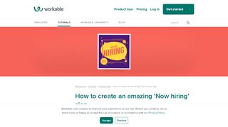 
                            7. Ideas to create an amazing 'Now Hiring' sign | Workable