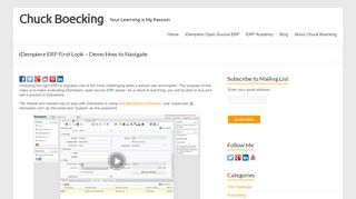 
                            5. iDempiere ERP First Look – Demo How to Navigate