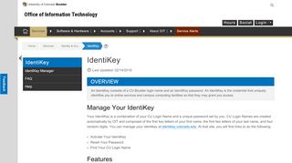 
                            8. IdentiKey | Office of Information Technology