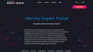 
                            4. Identity Expert Portal - Semperis