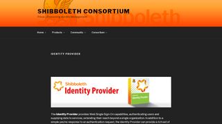 
                            10. Identity Provider – Shibboleth Consortium