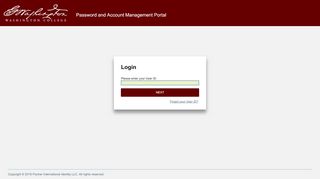 
                            3. Identity Self-Service Login - iam.washcoll.edu