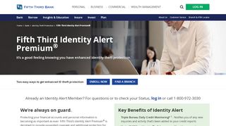 
                            4. Identity Theft Alert Premium | Fifth Third Bank