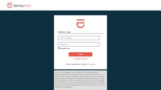 
                            8. IdentityForce® Member Login