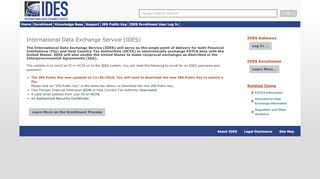 
                            4. IDES: International Data Exchange System