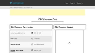 
                            4. IDFC Customer Care - Toll Free Number, Email …