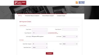 
                            9. IDFC FIRST Bank BBPS Bill Pay