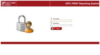 
                            1. IDFC FIRST Reporting System - Capital First