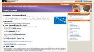 
                            3. IDHS: Illinois Link Card - DHS: Illinois Department of ...