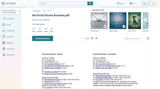 
                            6. Ido Portal Floreio Routines.pdf | Shoulder | Knee - Scribd