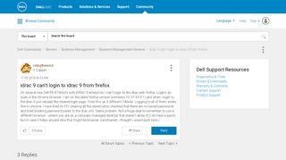 
                            2. idrac 9 can't login to idrac 9 from firefox - Dell Community