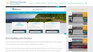 
                            5. IDriveSafely.com Review | Driving Course Reviews